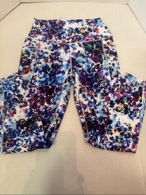 RBX Multicolor Watercolor Print leggings